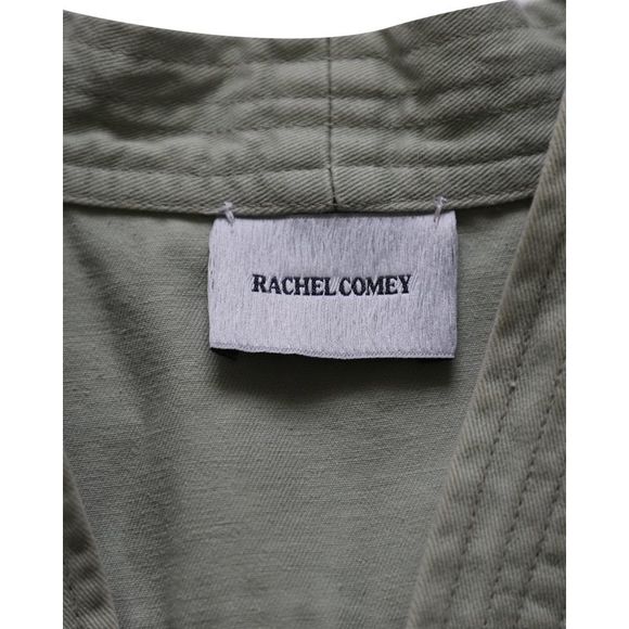 Pre Loved Rachel Comey  Hugh Wrap Jacket in Green Cotton - Picture 4 of 9